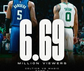 官方网站-绿军超湖勇！NBA季后赛首周末收视率创近25年新高